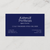 南半球ルパス座 名刺 (裏面)