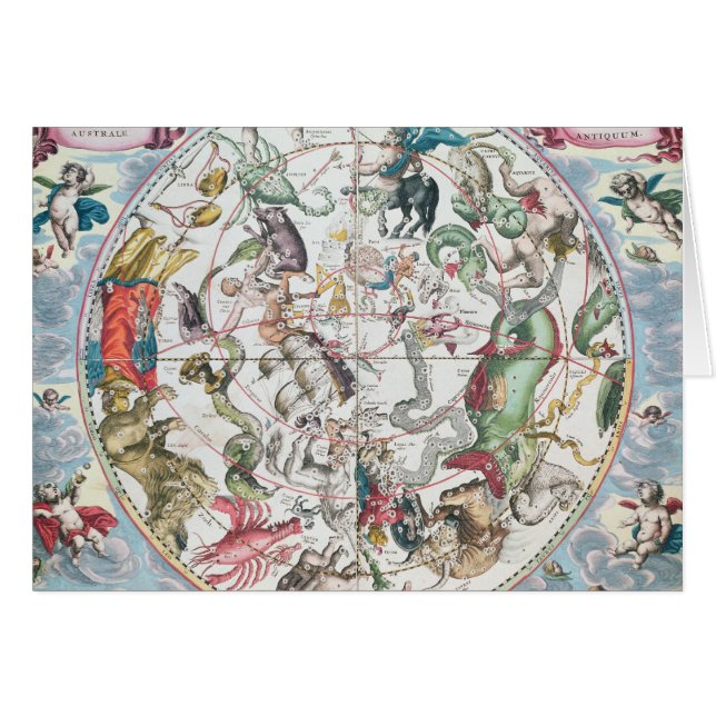 南半球2の地図 (正面横)