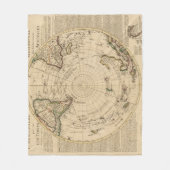 南半球4 フリースブランケット (正面)