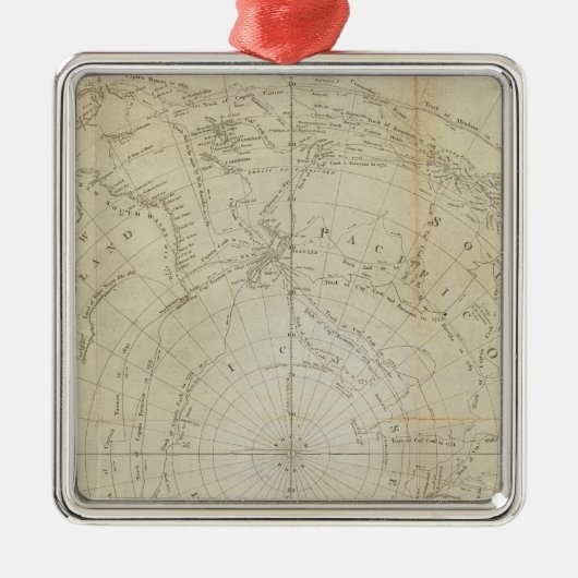 南半球 メタルオーナメント (正面)