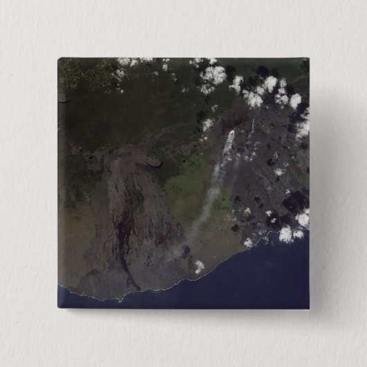 南南西吹に向かって複数の羽毛 缶バッジ (正面)