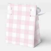 南名門私立校風のピンクの女の子の犬の赤ちゃんシャワー フェイバーボックス (裏面サイド)