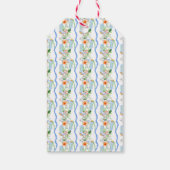 南名門私立校風の女性のカーボーイブーツ卒業 ギフトタグ (裏面)