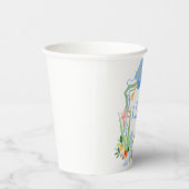 南名門私立校風の女性のカーボーイモノグラム卒業 紙コップ (右)