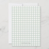 南名門私立校風の男の子狩りダックドッグベイビーシャワー 招待状 (裏面)