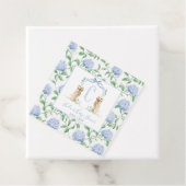 南名門私立校風の青の男の子の犬の赤ちゃんシャワー フェイバータグ (インサイチュ)