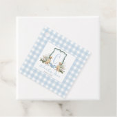 南名門私立校風の青の男の子の犬の赤ちゃんシャワー フェイバータグ (インサイチュ)