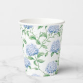 南名門私立校風の青の男の子の犬の赤ちゃんシャワー 紙コップ (裏面)