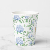 南名門私立校風の青の男の子の犬の赤ちゃんシャワー 紙コップ (右)