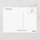 南向きの崖 ポストカード (裏面)