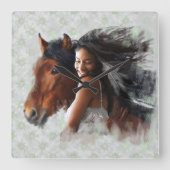 南向き – 壁時計 (正面)