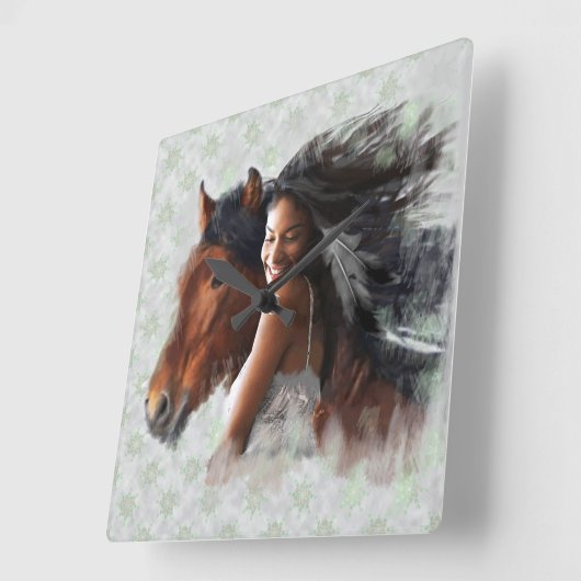 南向き – 壁時計 (傾斜)