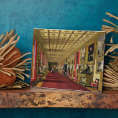 南回廊、ウィンザー城、1838年（クロモリト） フォトプラーク (側面)