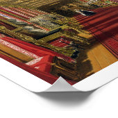 南回廊、ウィンザー城、1838年（クロモリト） ポスター (角)