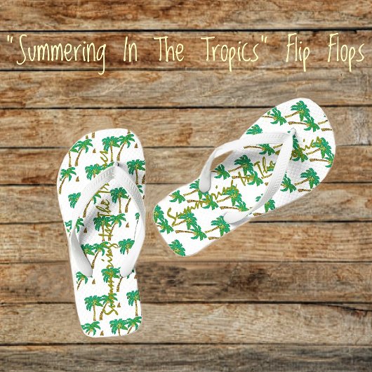 南国での夏 ビーチサンダル