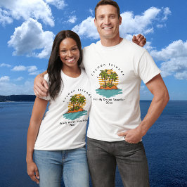 南国ケイマンクルーズ  サンセットオレンジ  パーソナライズ Tシャツ