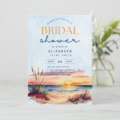 南国サンセットビーチ ブライダルシャワーパーティー 招待状 (スタンド正面)