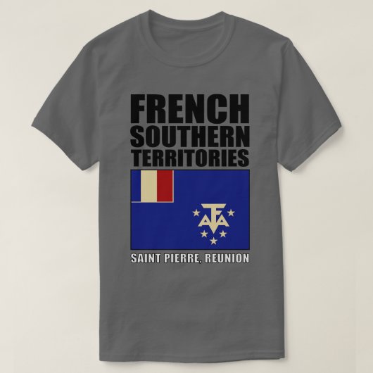 南国フランスの旗 Tシャツ (デザイン正面)
