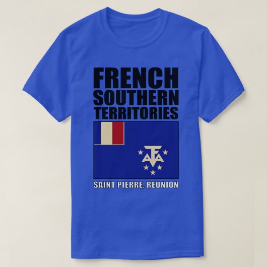 南国フランスの旗 Tシャツ (デザイン正面)