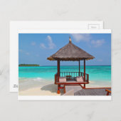 南国リゾートの別荘　平穏　リラックス　人里離れた場所 ポストカード (正面/裏面)