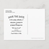 南国リゾートビーチでの結婚式お知らせ 案内ポストカード (裏面)