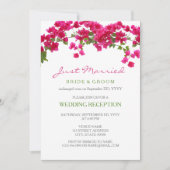 南国情緒たっぷりの歓迎を受けて、ふたりは駆け落ちした 招待状 (正面)