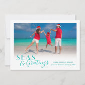 南国気分満喫!海辺のグリーティング シーズンカード (正面)
