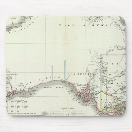 南大陸 マウスパッド (正面)