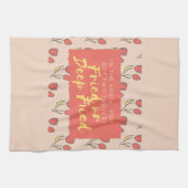 南天おもしろい油 キッチンタオル (横)