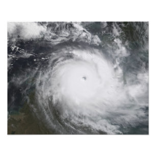 南太平洋のサイクロン・モニカ海 フォトプリント