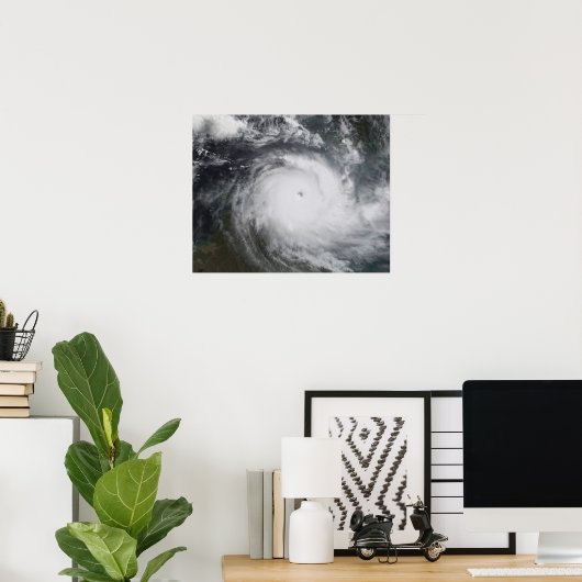 南太平洋のサイクロン・モニカ海 ポスター (ホームオフィス)