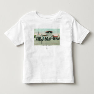 南太平洋のターミナル4の外観 トドラーTシャツ