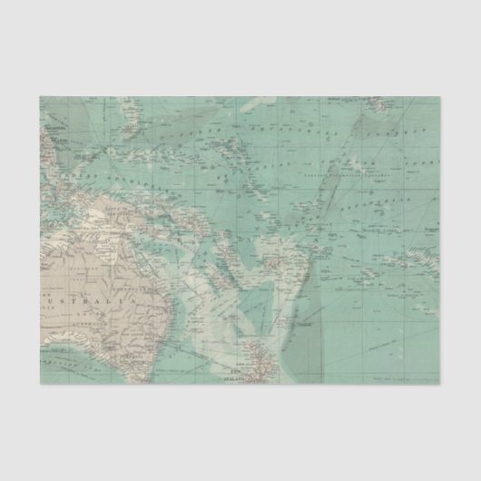 南太平洋の海 薄葉紙 (正面)