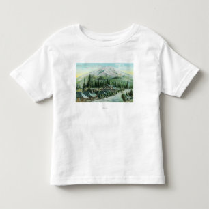 南太平洋の鉄道からの山 トドラーTシャツ