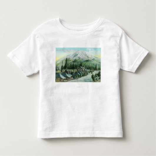 南太平洋の鉄道からの山 トドラーTシャツ (正面)