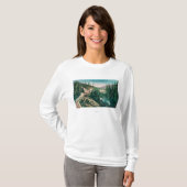 南太平洋の鉄道ループTunneの眺め Tシャツ (正面フル)