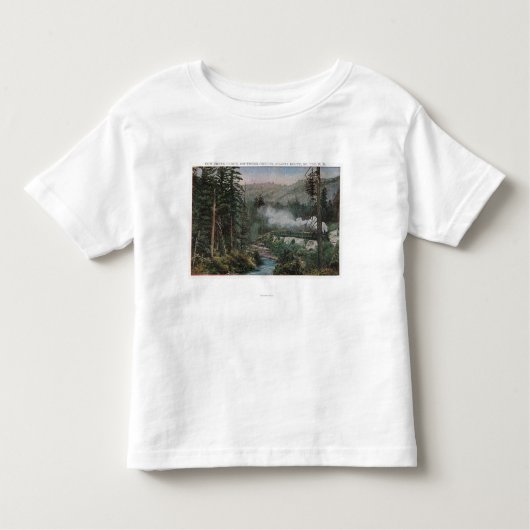 南太平洋の鉄道 トドラーTシャツ (正面)