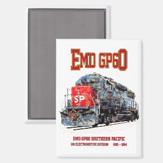 南太平洋のEMD GP60ディーゼル機関車 マグネット