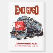 南太平洋のEMD GP60ディーゼル機関車 マグネット (正面)