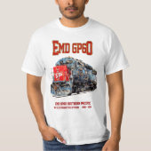 南太平洋のEMD GP60ディーゼル機関車 Tシャツ (正面)