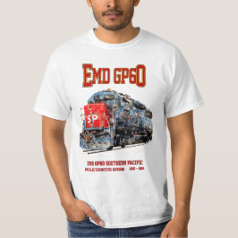 南太平洋のEMD GP60ディーゼル機関車 Tシャツ