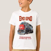 南太平洋のEMD GP60ディーゼル機関車 Tシャツ (正面)
