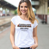 南太平洋のEMD GP60ディーゼル機関車 Tシャツ