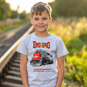 南太平洋のEMD GP60ディーゼル機関車 Tシャツ