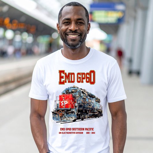 南太平洋のEMD GP60ディーゼル機関車 Tシャツ