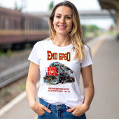 南太平洋のEMD GP60ディーゼル機関車 Tシャツ