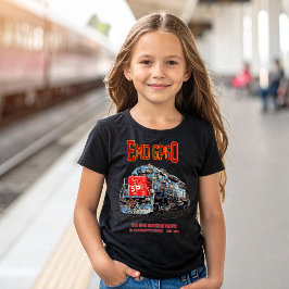 南太平洋のEMD GP60ディーゼル機関車 Tシャツ