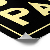 南太平洋イースターアイランドアートデコ・レトロポスター ポスター (角)