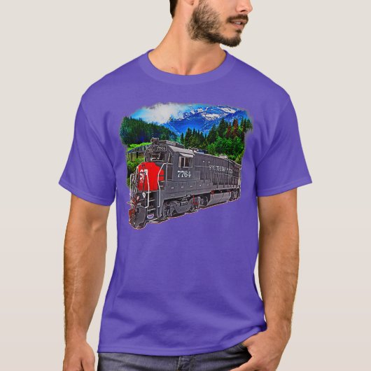 南太平洋エンジン列車 Tシャツ (正面)