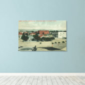 南太平洋シャスタルートからの都市 キャンバスプリント (インサイチュ (ウッドフロア))